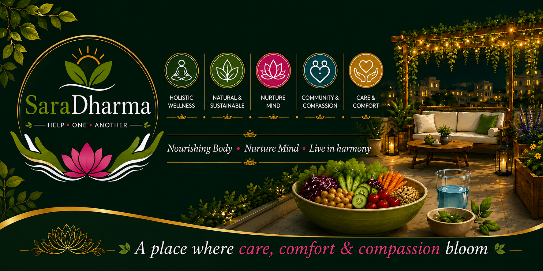 SaraDharma Banner